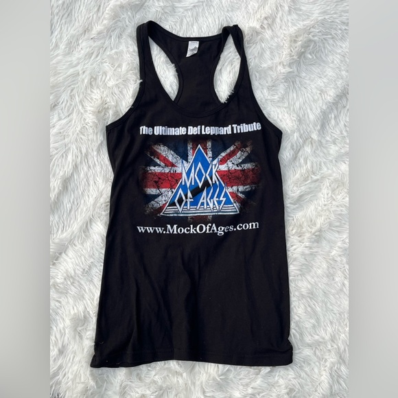 Def Leopard/Mock of Ages Black Tank Top - Picture 1 of 4